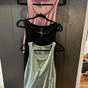 SO Women's Tank Top Set - Rose, Ebony, Sage